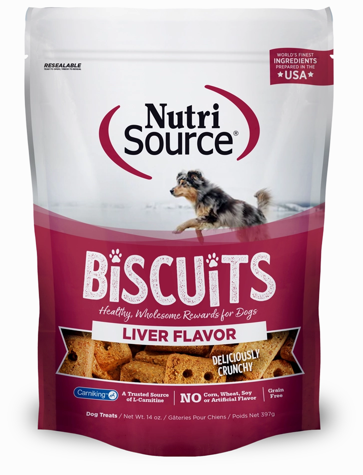 Nutri Source Grain Free Liver Biscuits 14 oz.