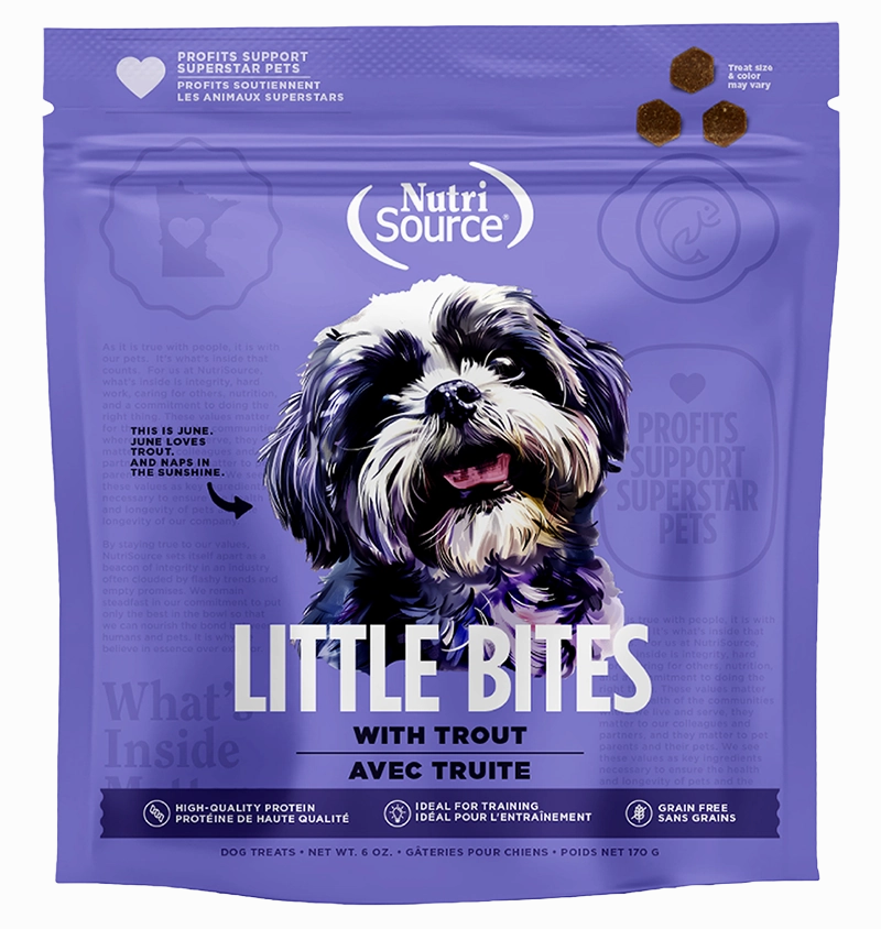 Nutri Source Little Bites Grain Free Trout 6 oz