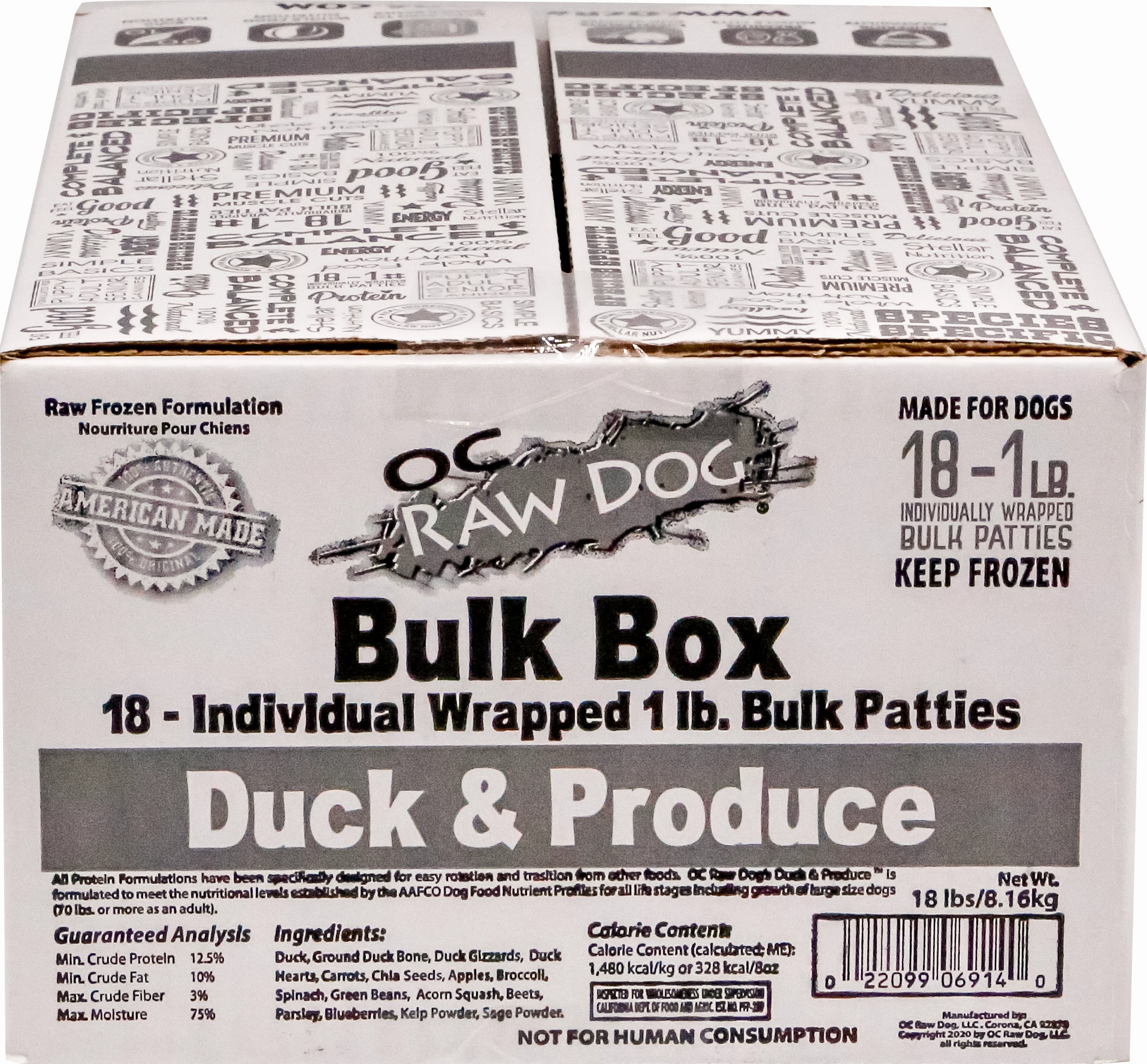 OC Raw Duck & Produce