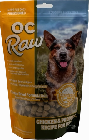 OC Raw Freeze-Dried Chicken & Produce Rox