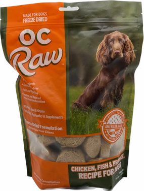OC Raw Freeze-Dried Chicken Fish & Produce Sliders 14 oz
