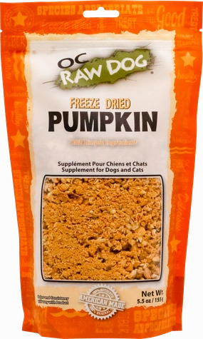 OC Raw Freeze Dried Pumpkin