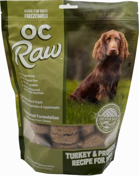 OC Raw Freeze Dried Turkey & Produce Sliders 14 oz.