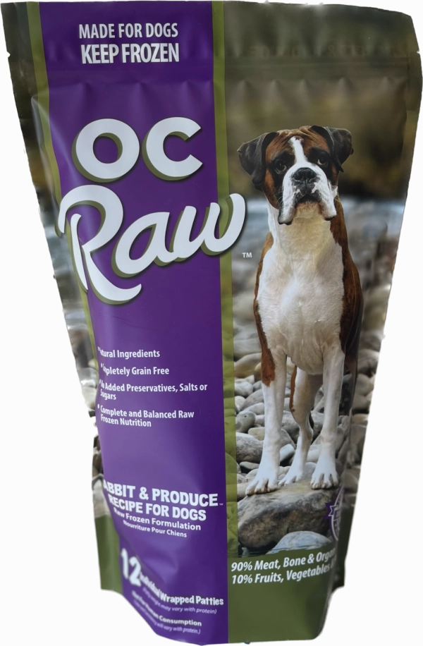 OC Raw Rabbit Patties 6 Lb