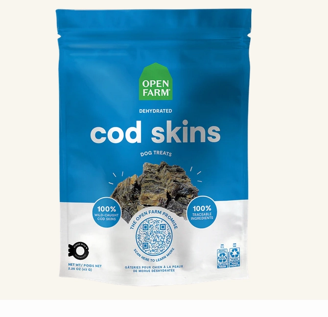 Open Farm Dehydrated Cod Skin 2.25 oz