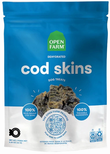 Open Farm Dehydrated Cod Skin 2.25 oz