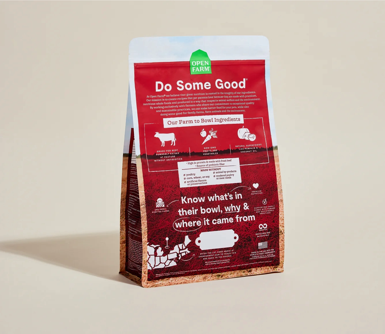Open Farm Grass-Fed Beef Dry Dog Food