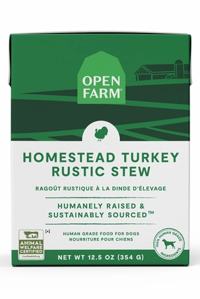 Open Farm Homestead Turkey Rustic Stew Wet Dog Food