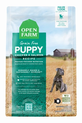 Open Farm Puppy Chicken and Salmon Dry Dog Food