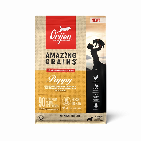 ORIJEN High Protein Amazing Grains Puppy Dry Dog Food