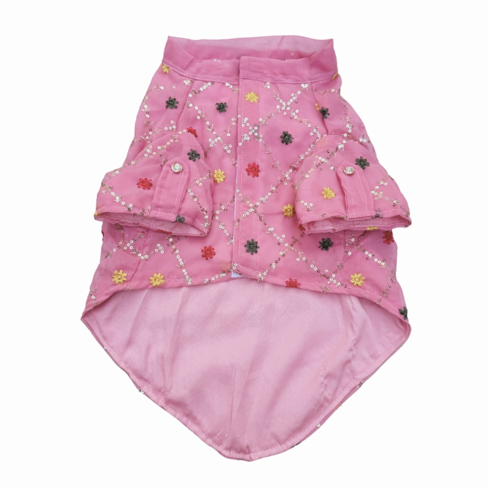 Pawgypets Festive Shirt for Dogs and Cats (Pink)