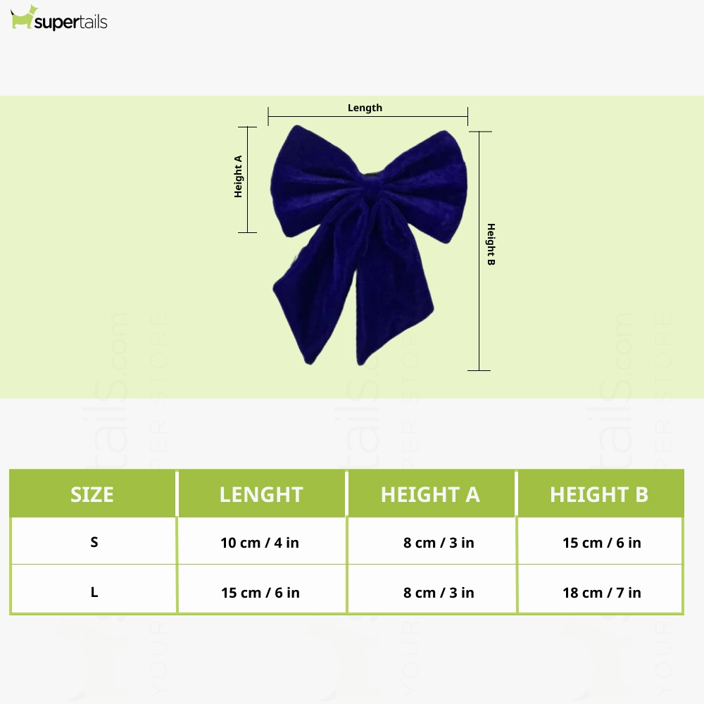 Pawgypets Pigtail Bowtie for Dogs and Cats (Maroon)