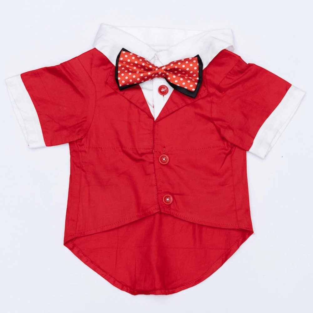 Pawgypets Tuxedo for Dogs and Cats (Red)