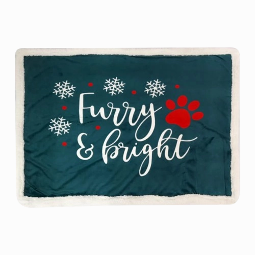Pawpourri Furry & Bright Xmas Blanket for Dogs