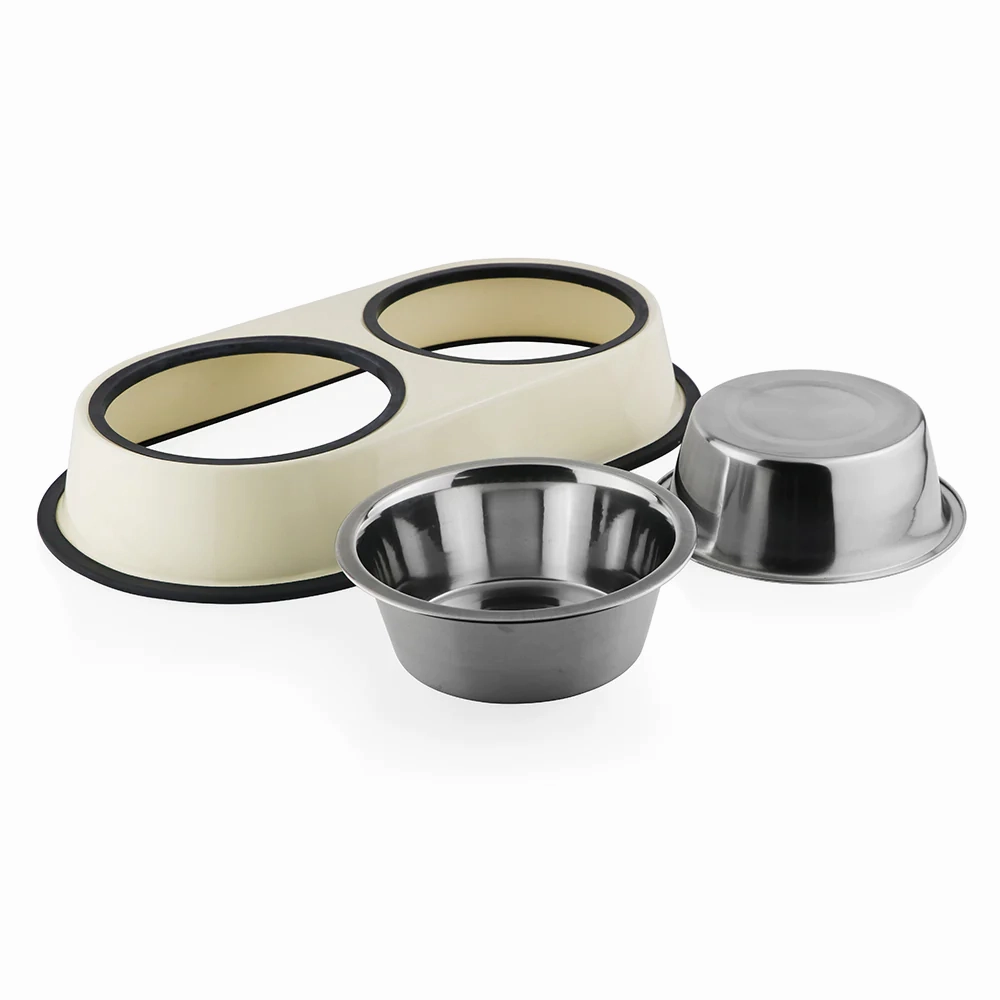 Pawpourri Home Double Diner Set for Dogs and Cats
