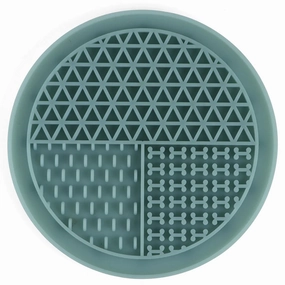 Pawpourri Textured Silicone Lickmat for Dogs and Cats (Turquoise)