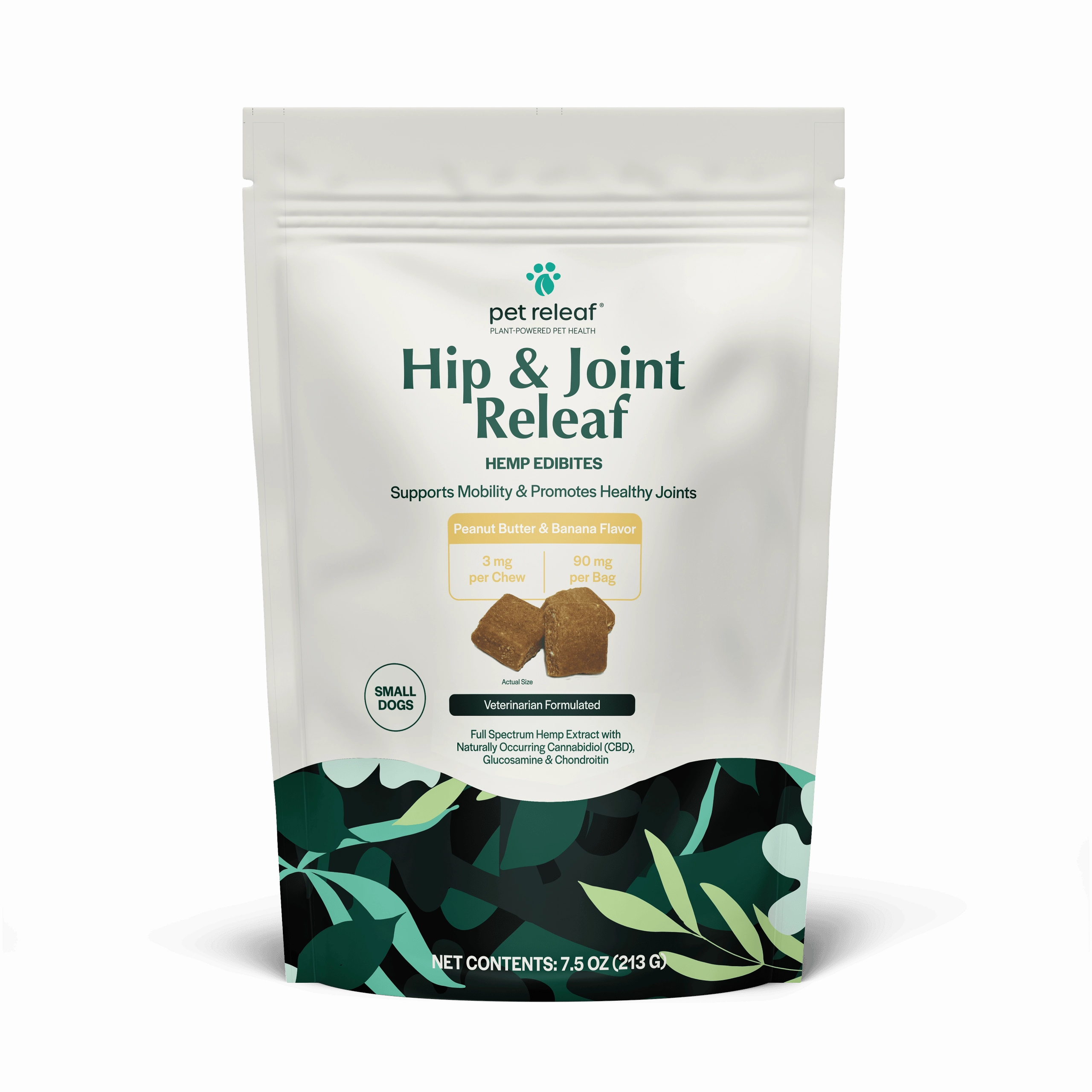Pet Releaf Hip & Joint Releaf Edibites Peanut Butter & Banana