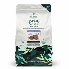 Pet Releaf Stress Releaf Edibites Peanut Butter & Carob