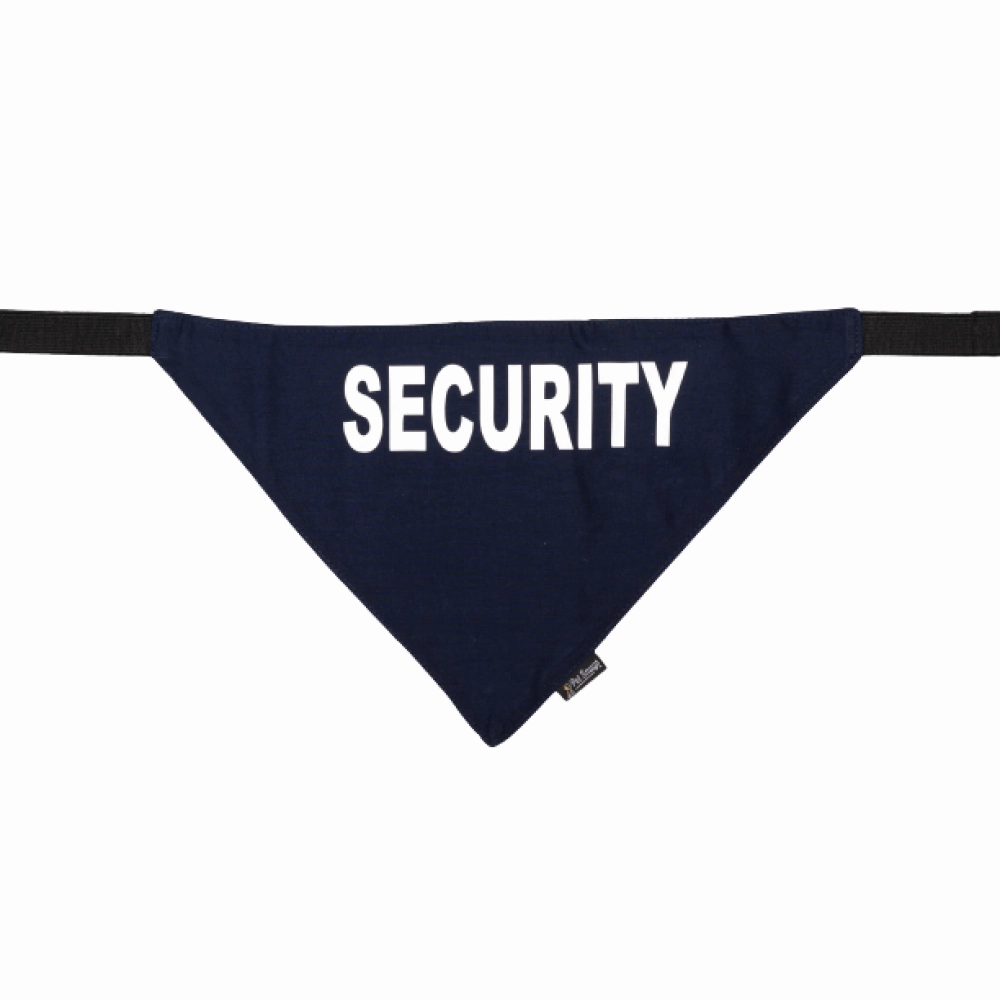 Petsnugs Security Bandana for Dogs and Cats (Navy Blue)