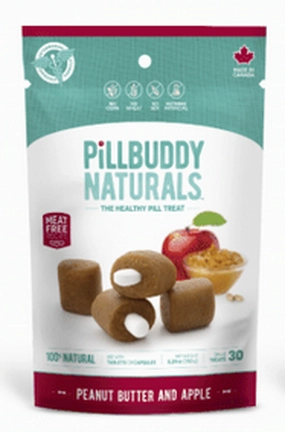 Pill Buddy Naturals Apple & Peanut Butter 30 ct.
