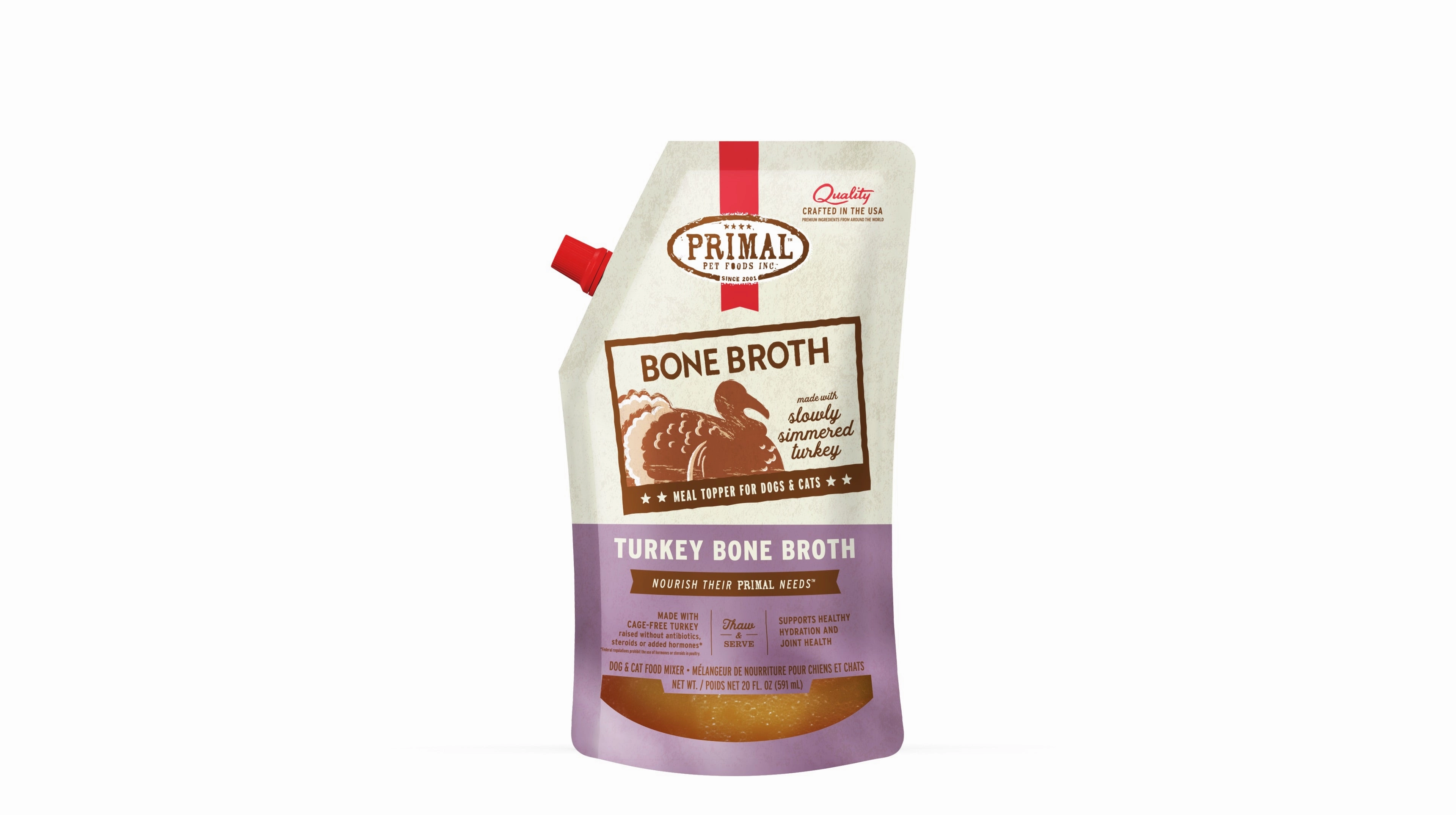 Primal Bone Broth Turkey 20 oz.