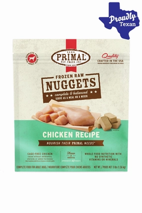 Primal Chicken Frozen Raw Dog Food