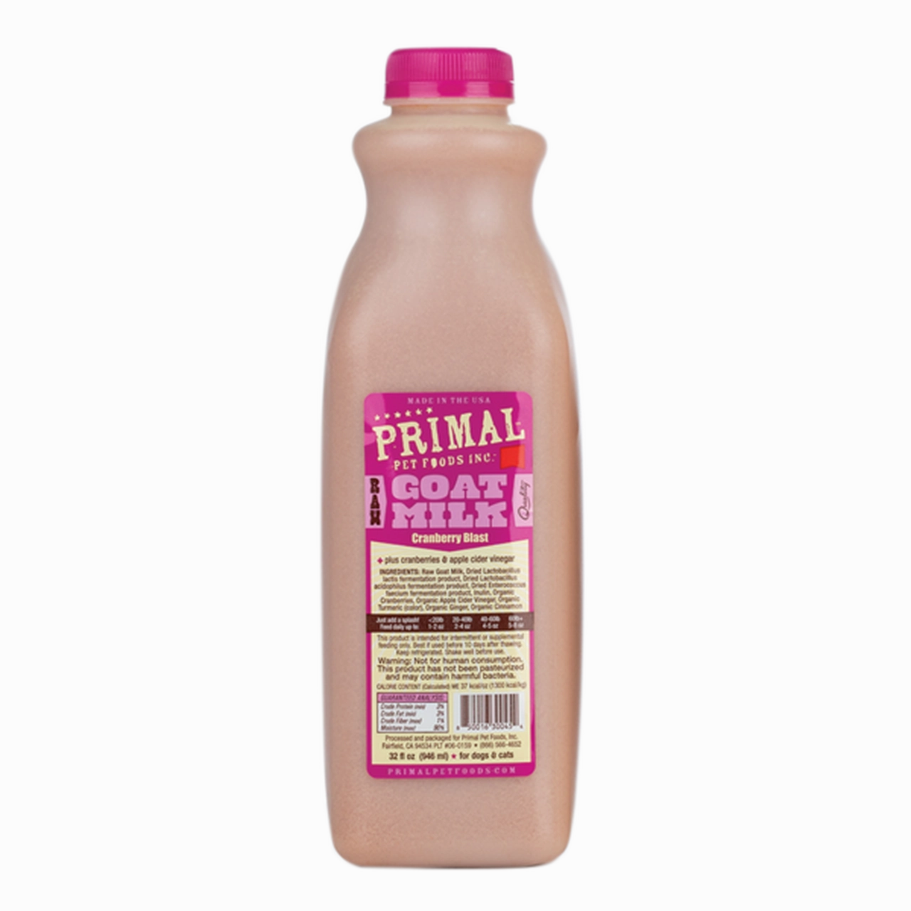 Primal Cranberry Blast Goats Milk 1 qt.