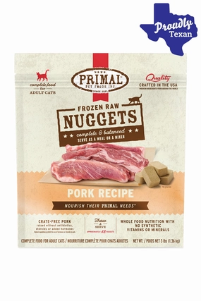 Primal Feline Pork Frozen Raw Cat Food