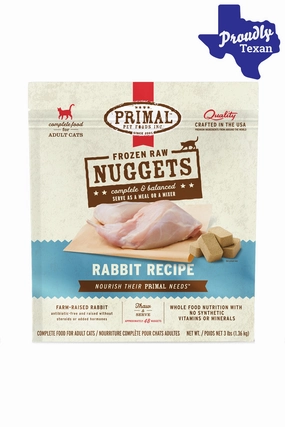 Primal Feline Rabbit Frozen Raw Cat Food