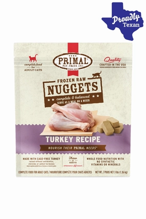 Primal Feline Turkey Frozen Raw Cat Food