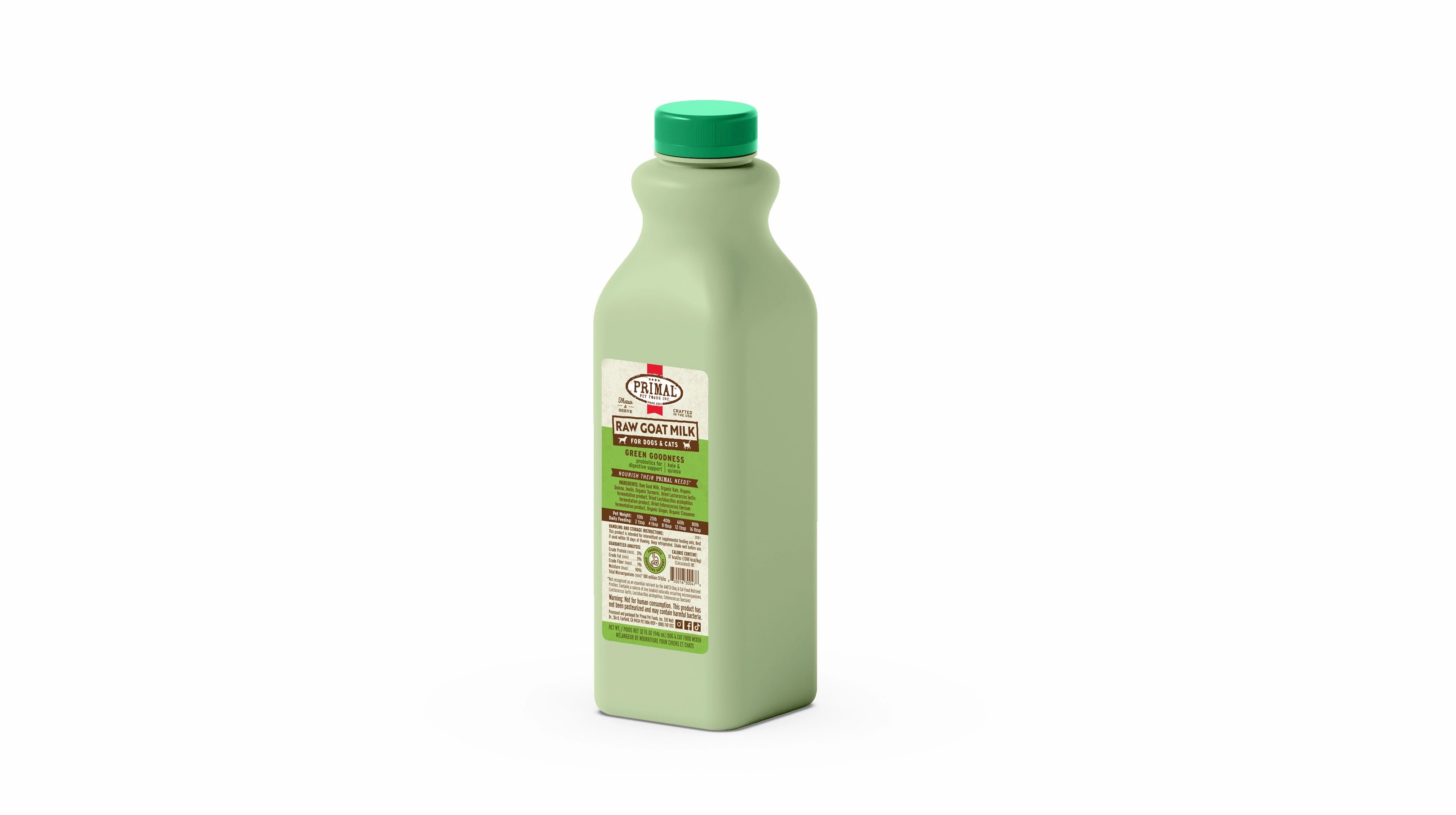 Primal Green Goodness Goats Milk 1 qt.