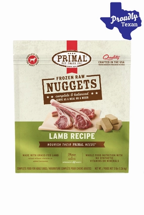 Primal Lamb Frozen Raw Dog Food