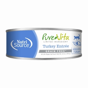 Pure Vita Cat Grain-Free Turkey Entree