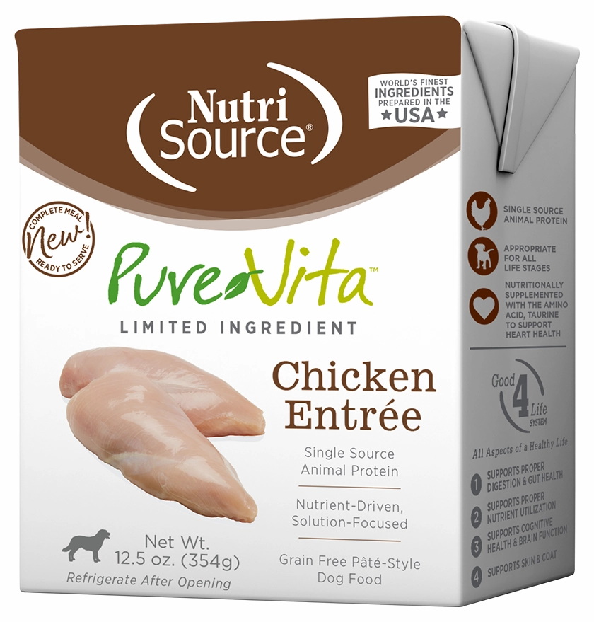 Pure Vita Grain-Free Chicken Entree TetraPak