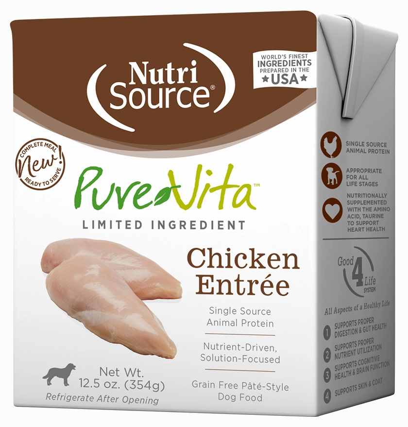 Pure Vita Grain-Free Chicken Entree TetraPak