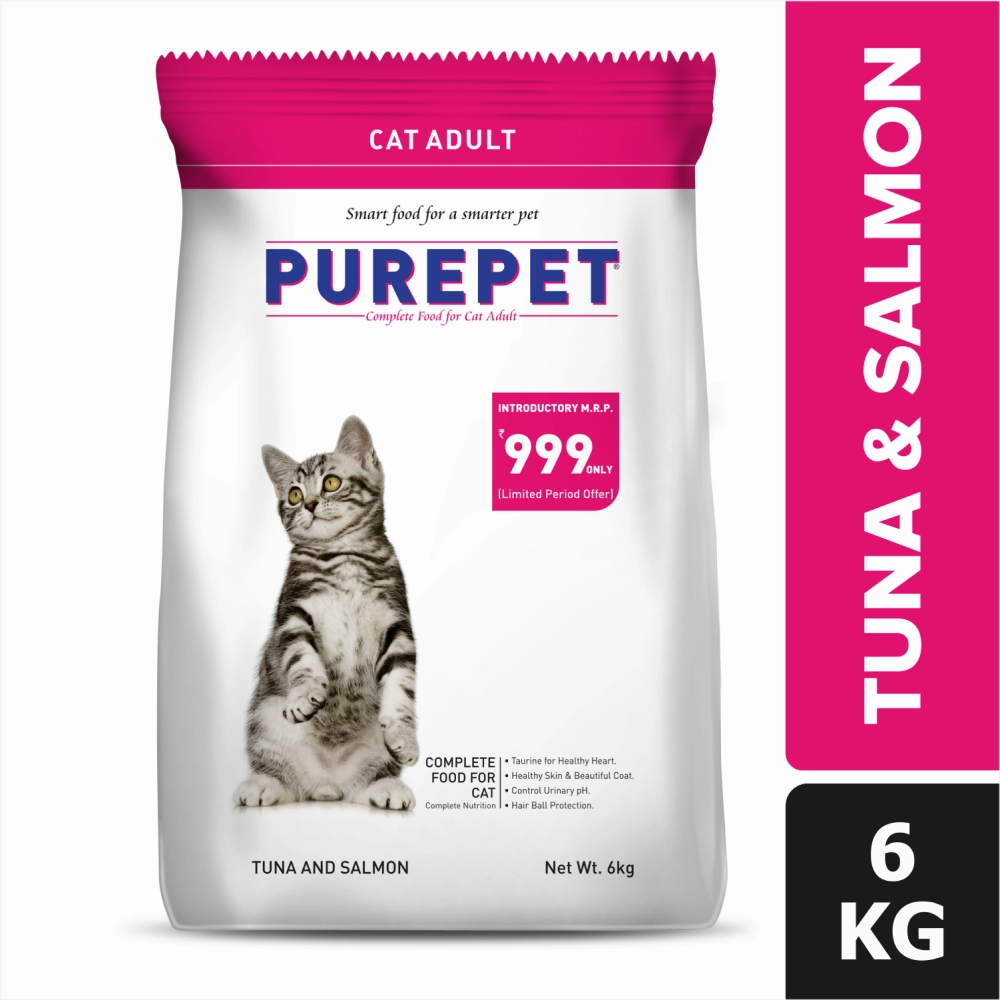 Purepet Ocean Fish and Tuna and Salmon Adult Cat Dry Food Combo