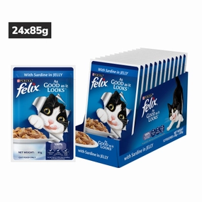 Purina Felix Sardine with Jelly Adult Cat Wet Food