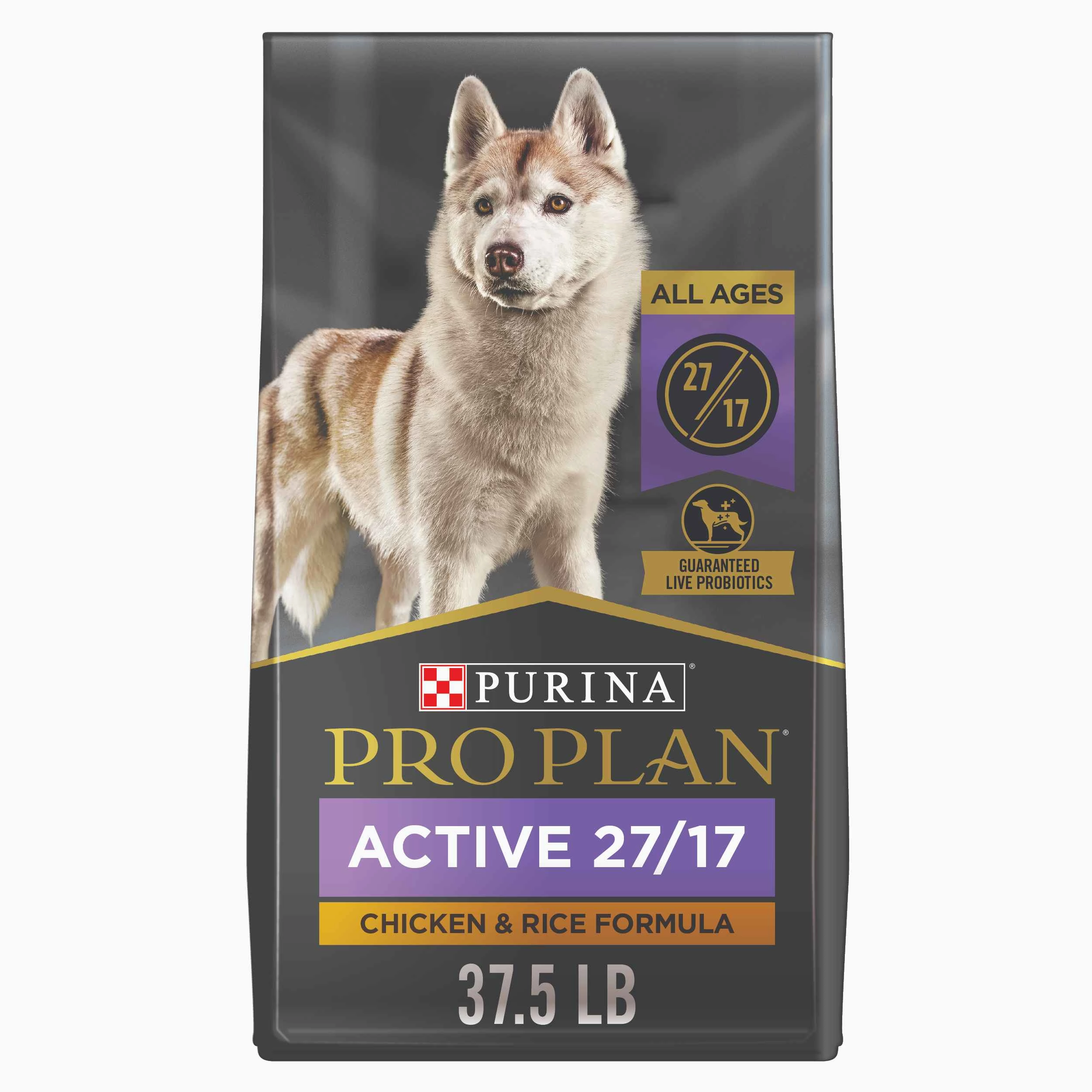 Purina Pro Plan Active, High Protein Dog Food, SPORT 27/17 Chicken & Rice Formula