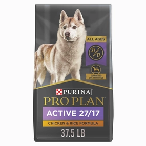 Purina Pro Plan Active, High Protein Dog Food, SPORT 27/17 Chicken & Rice Formula