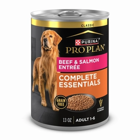 Purina Pro Plan Dog Food Grain Free, Classic Beef and Salmon Entre