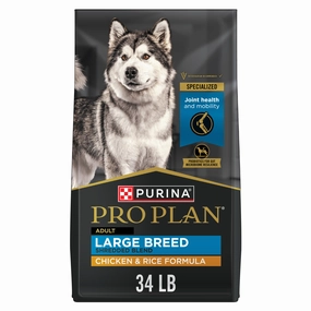 Purina Pro Plan Joint Health for Dogs, Large Breed Dog Food Dry, Shredded Blend Chicken & Rice Formula