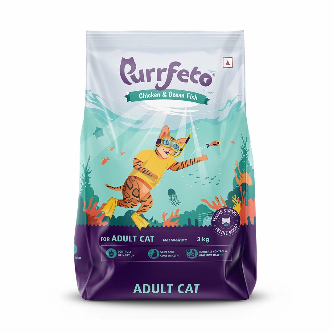 Purrfeto Chicken and Ocean Fish Cat Dry Food