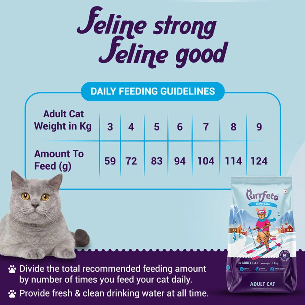 Purrfeto Chicken and Rice Adult Cat Dry Food