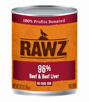 Rawz 96% Beef & Beef Liver