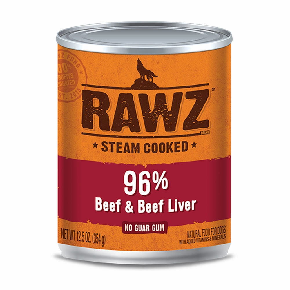 Rawz 96% Beef & Beef Liver