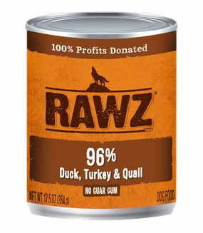 Rawz 96% Duck, Turkey & Quail