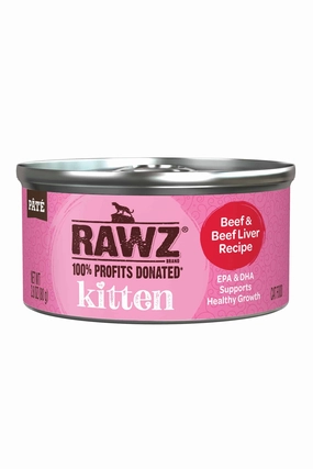 Rawz Beef and Liver Pate Wet Kitten Food