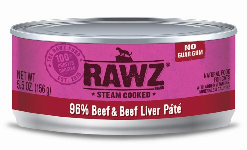Rawz Cat 96% Beef & Beef Liver Pate