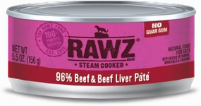 Rawz Cat 96% Beef & Beef Liver Pate