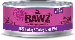 Rawz Cat 96% Turkey & Turkey Liver Pate